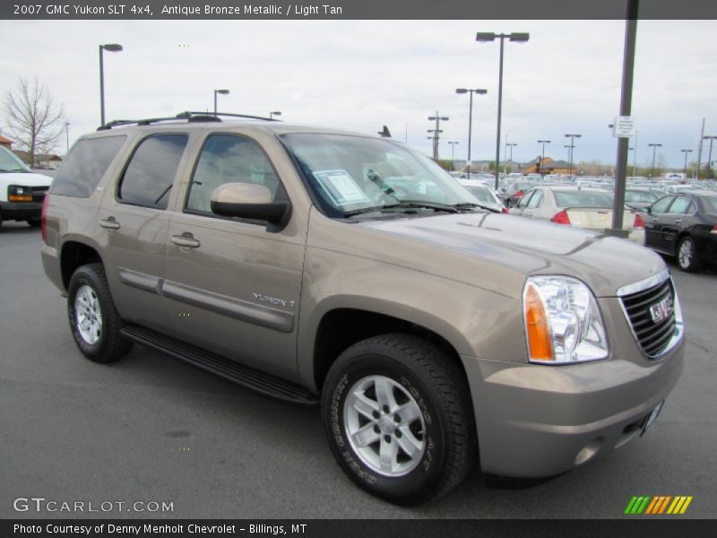 Antique Bronze Metallic / Light Tan 2007 GMC Yukon SLT 4x4