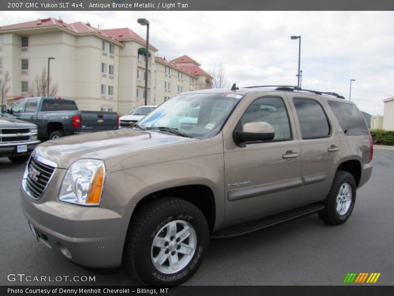 Antique Bronze Metallic / Light Tan 2007 GMC Yukon SLT 4x4