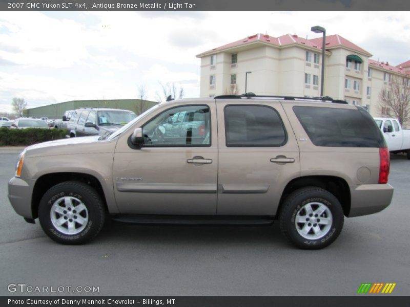 Antique Bronze Metallic / Light Tan 2007 GMC Yukon SLT 4x4