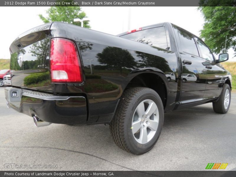 Black / Dark Slate Gray/Medium Graystone 2012 Dodge Ram 1500 Express Crew Cab