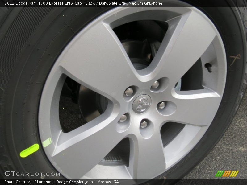 Black / Dark Slate Gray/Medium Graystone 2012 Dodge Ram 1500 Express Crew Cab