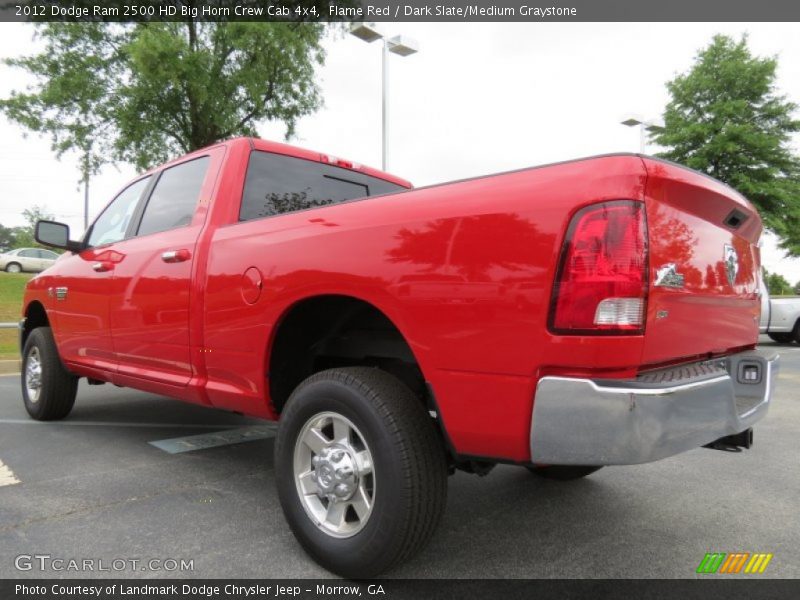 Flame Red / Dark Slate/Medium Graystone 2012 Dodge Ram 2500 HD Big Horn Crew Cab 4x4