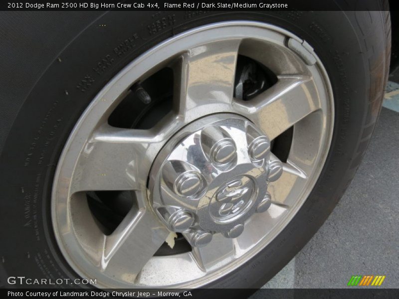Flame Red / Dark Slate/Medium Graystone 2012 Dodge Ram 2500 HD Big Horn Crew Cab 4x4