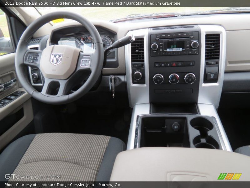 Dashboard of 2012 Ram 2500 HD Big Horn Crew Cab 4x4