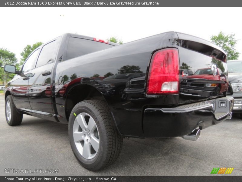 Black / Dark Slate Gray/Medium Graystone 2012 Dodge Ram 1500 Express Crew Cab