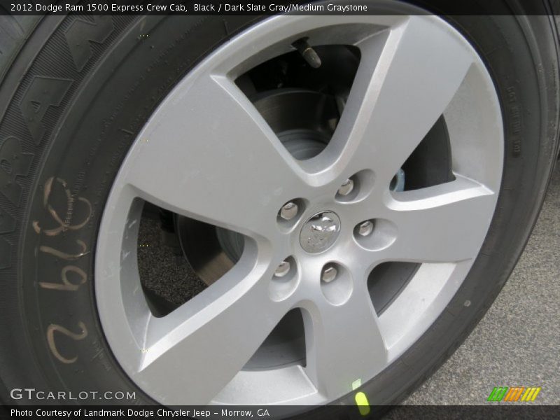 Black / Dark Slate Gray/Medium Graystone 2012 Dodge Ram 1500 Express Crew Cab