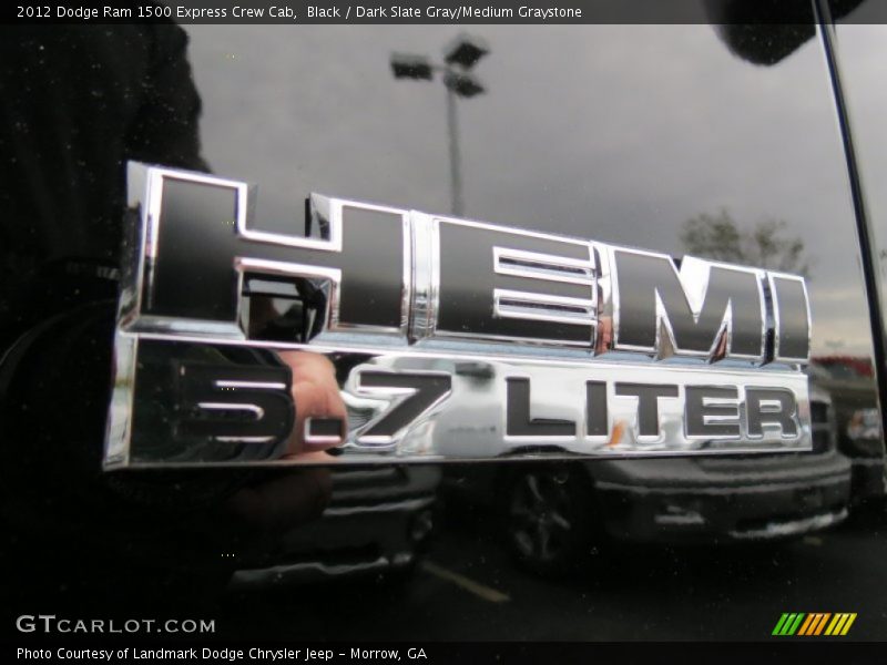Black / Dark Slate Gray/Medium Graystone 2012 Dodge Ram 1500 Express Crew Cab