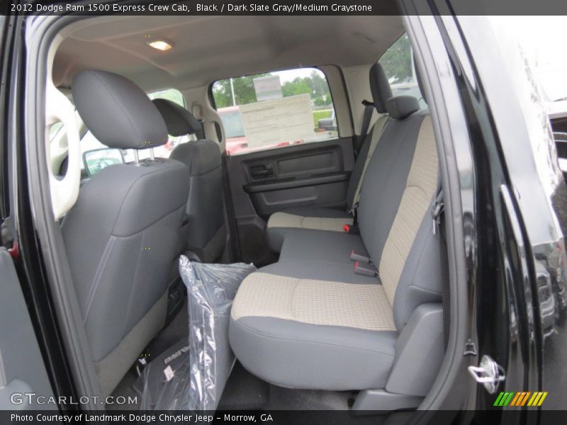 Black / Dark Slate Gray/Medium Graystone 2012 Dodge Ram 1500 Express Crew Cab