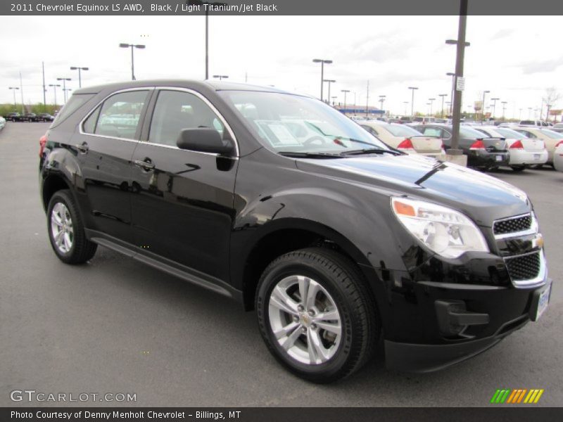 Black / Light Titanium/Jet Black 2011 Chevrolet Equinox LS AWD
