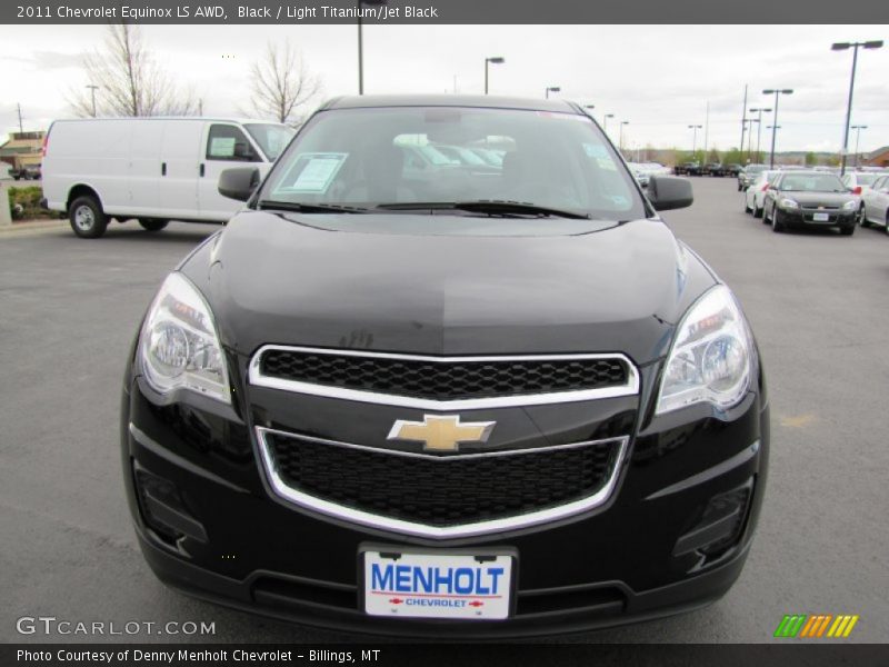 Black / Light Titanium/Jet Black 2011 Chevrolet Equinox LS AWD