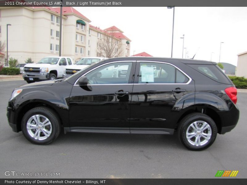Black / Light Titanium/Jet Black 2011 Chevrolet Equinox LS AWD