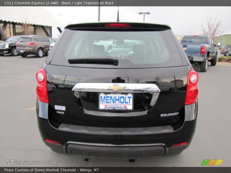 Black / Light Titanium/Jet Black 2011 Chevrolet Equinox LS AWD