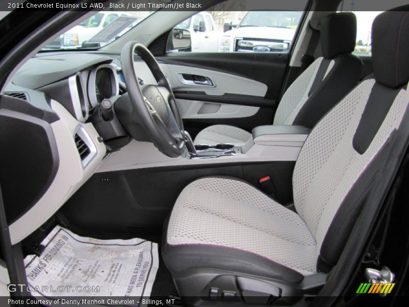 Black / Light Titanium/Jet Black 2011 Chevrolet Equinox LS AWD