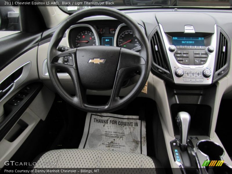Black / Light Titanium/Jet Black 2011 Chevrolet Equinox LS AWD
