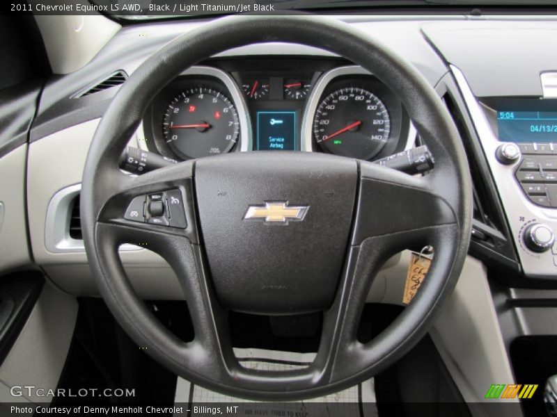 Black / Light Titanium/Jet Black 2011 Chevrolet Equinox LS AWD