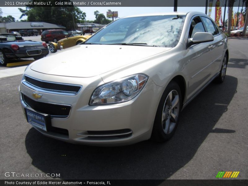 Gold Mist Metallic / Cocoa/Cashmere 2011 Chevrolet Malibu LT