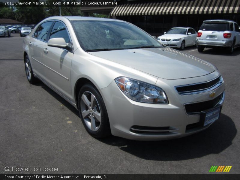Gold Mist Metallic / Cocoa/Cashmere 2011 Chevrolet Malibu LT