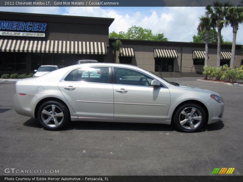 Gold Mist Metallic / Cocoa/Cashmere 2011 Chevrolet Malibu LT