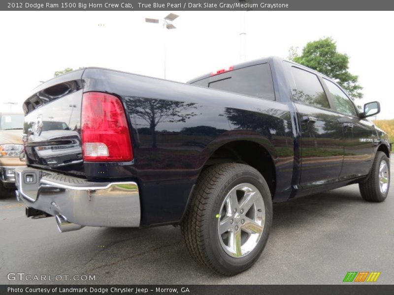 True Blue Pearl / Dark Slate Gray/Medium Graystone 2012 Dodge Ram 1500 Big Horn Crew Cab