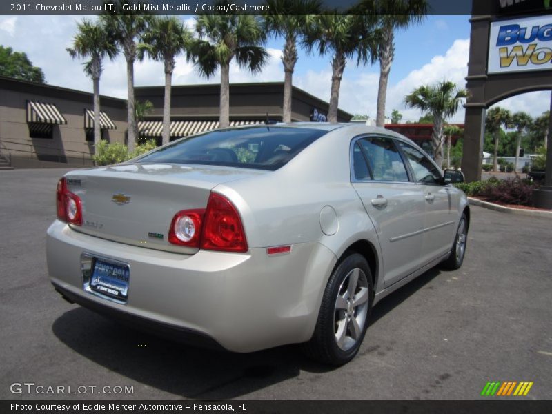 Gold Mist Metallic / Cocoa/Cashmere 2011 Chevrolet Malibu LT