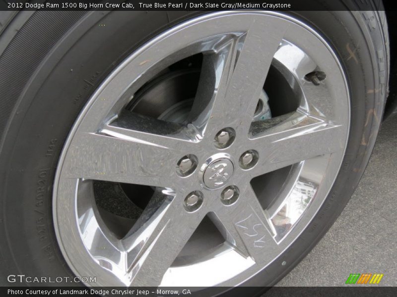 True Blue Pearl / Dark Slate Gray/Medium Graystone 2012 Dodge Ram 1500 Big Horn Crew Cab