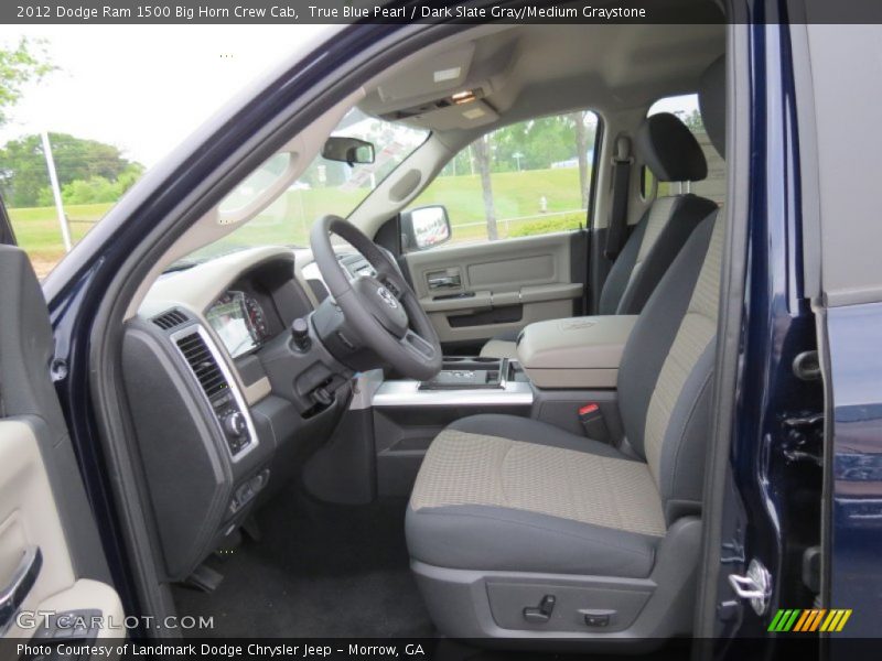 True Blue Pearl / Dark Slate Gray/Medium Graystone 2012 Dodge Ram 1500 Big Horn Crew Cab