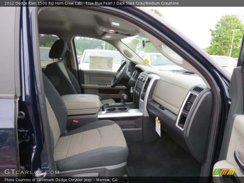 True Blue Pearl / Dark Slate Gray/Medium Graystone 2012 Dodge Ram 1500 Big Horn Crew Cab