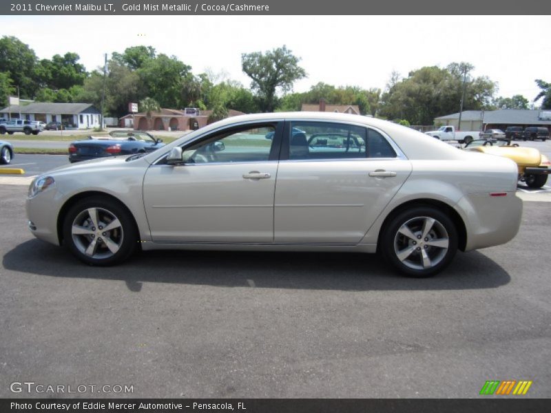 Gold Mist Metallic / Cocoa/Cashmere 2011 Chevrolet Malibu LT