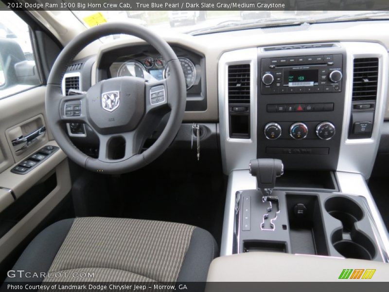 True Blue Pearl / Dark Slate Gray/Medium Graystone 2012 Dodge Ram 1500 Big Horn Crew Cab