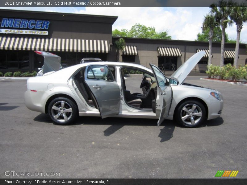 Gold Mist Metallic / Cocoa/Cashmere 2011 Chevrolet Malibu LT