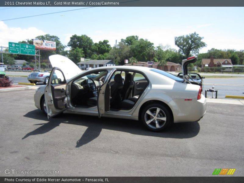 Gold Mist Metallic / Cocoa/Cashmere 2011 Chevrolet Malibu LT