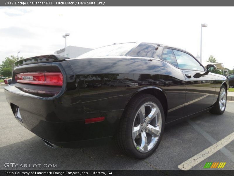 Pitch Black / Dark Slate Gray 2012 Dodge Challenger R/T