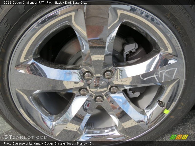 Pitch Black / Dark Slate Gray 2012 Dodge Challenger R/T