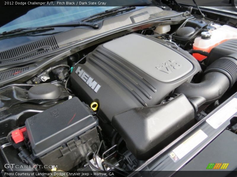 Pitch Black / Dark Slate Gray 2012 Dodge Challenger R/T