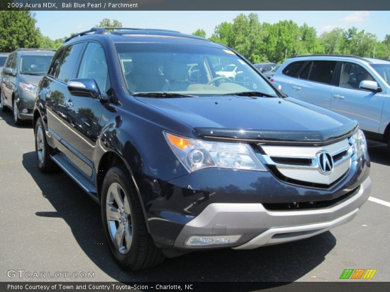 Bali Blue Pearl / Parchment 2009 Acura MDX