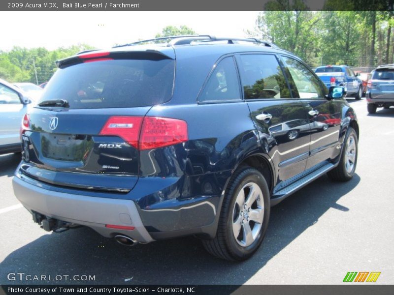 Bali Blue Pearl / Parchment 2009 Acura MDX