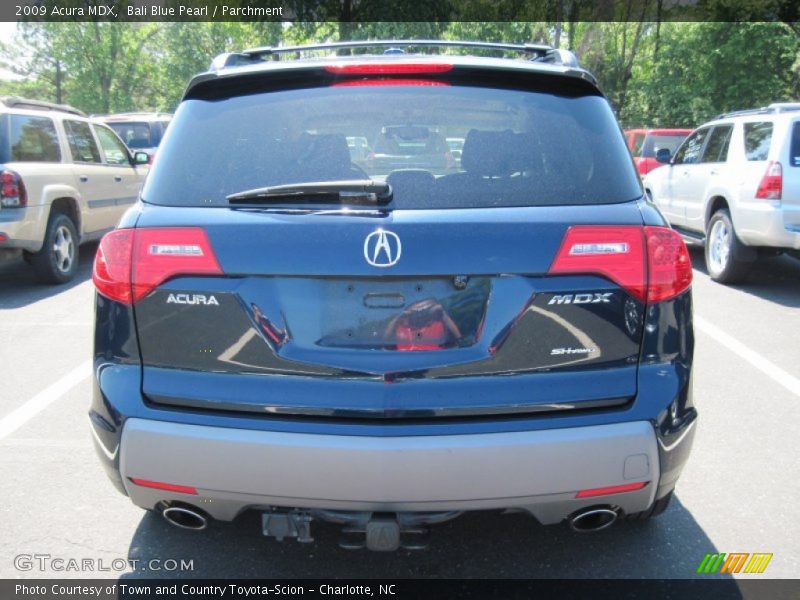 Bali Blue Pearl / Parchment 2009 Acura MDX