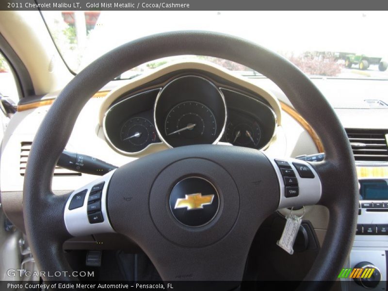 Gold Mist Metallic / Cocoa/Cashmere 2011 Chevrolet Malibu LT