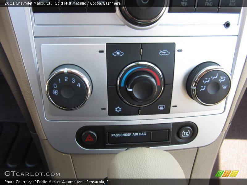 Gold Mist Metallic / Cocoa/Cashmere 2011 Chevrolet Malibu LT