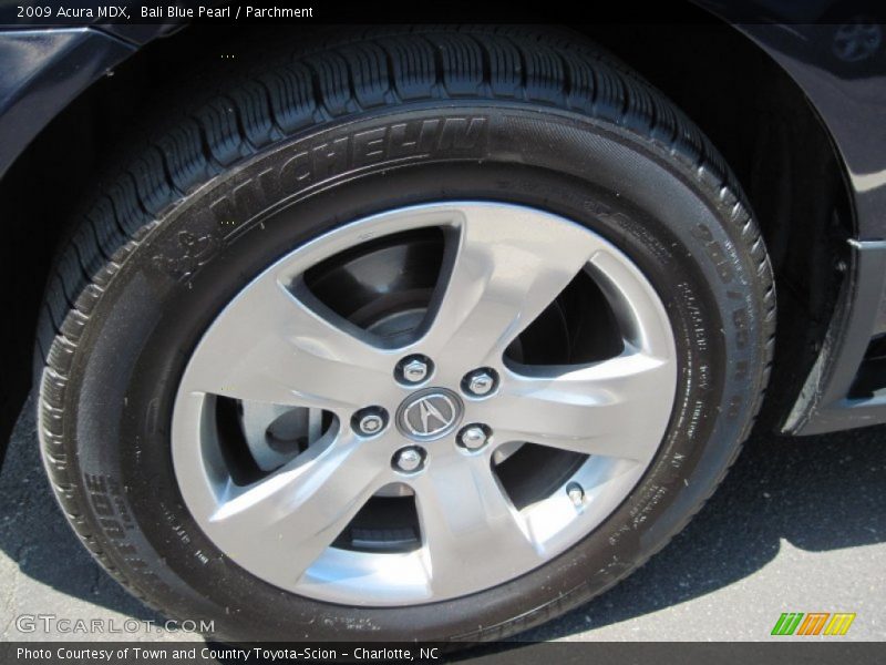 Bali Blue Pearl / Parchment 2009 Acura MDX