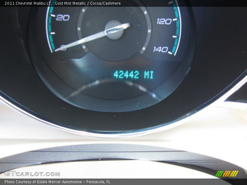 Gold Mist Metallic / Cocoa/Cashmere 2011 Chevrolet Malibu LT