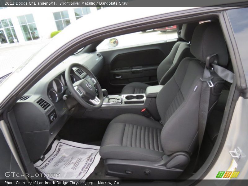 Bright Silver Metallic / Dark Slate Gray 2012 Dodge Challenger SXT