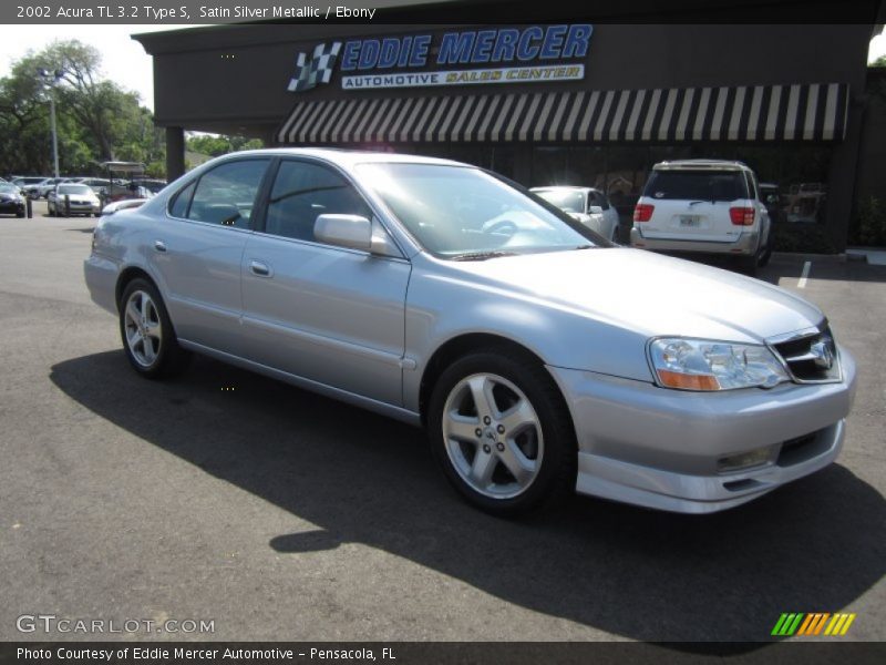 Satin Silver Metallic / Ebony 2002 Acura TL 3.2 Type S