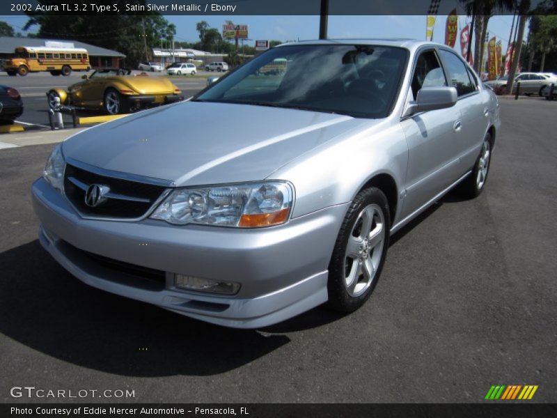 Satin Silver Metallic / Ebony 2002 Acura TL 3.2 Type S