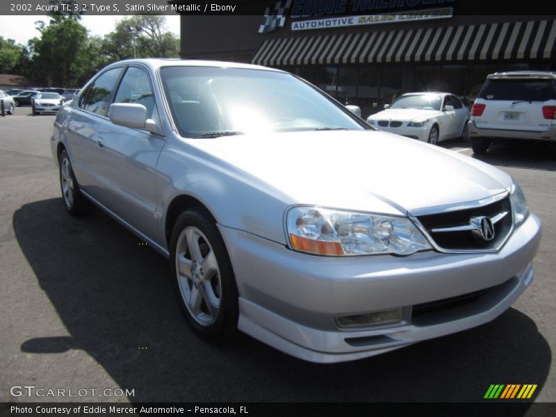 Satin Silver Metallic / Ebony 2002 Acura TL 3.2 Type S