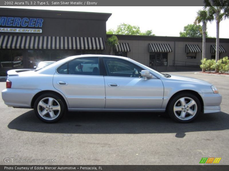 Satin Silver Metallic / Ebony 2002 Acura TL 3.2 Type S