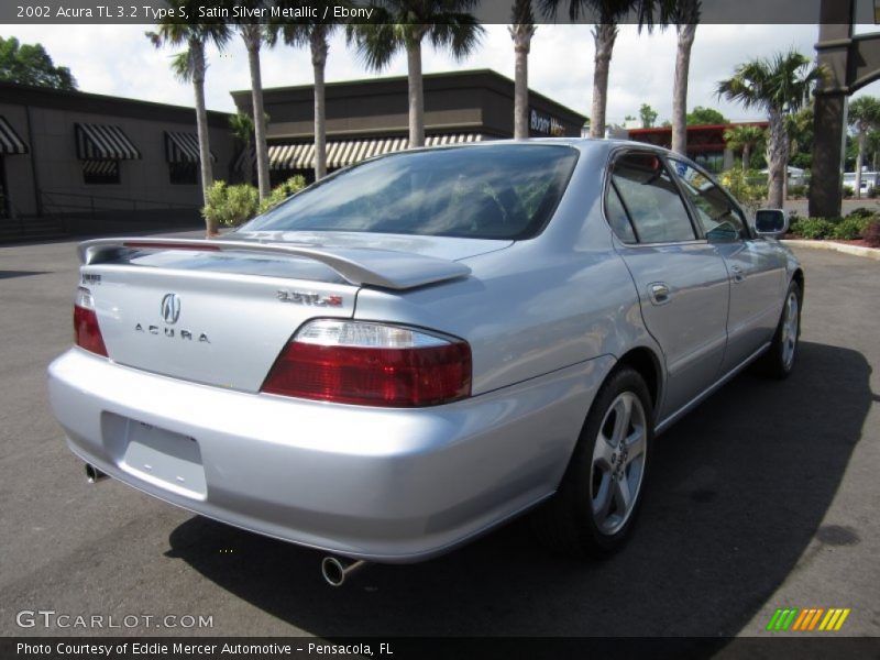 Satin Silver Metallic / Ebony 2002 Acura TL 3.2 Type S