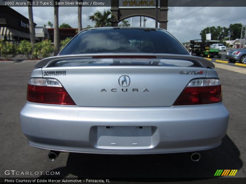 Satin Silver Metallic / Ebony 2002 Acura TL 3.2 Type S