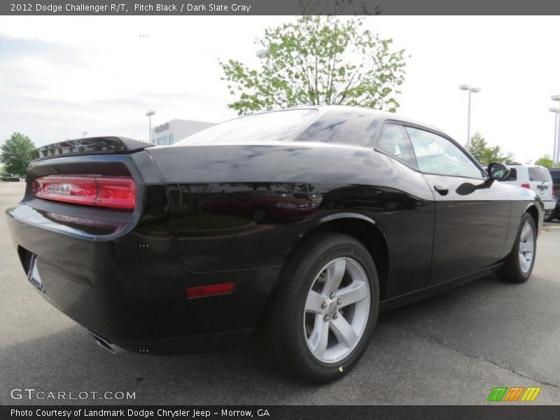 Pitch Black / Dark Slate Gray 2012 Dodge Challenger R/T