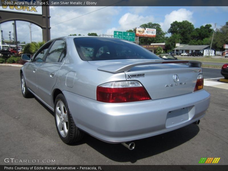 Satin Silver Metallic / Ebony 2002 Acura TL 3.2 Type S
